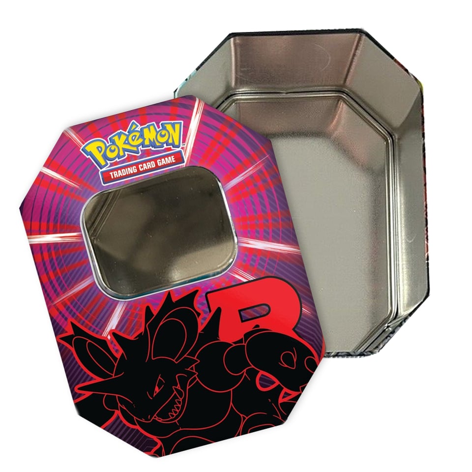 Empty Team Rocket's Nidoking ex Tin