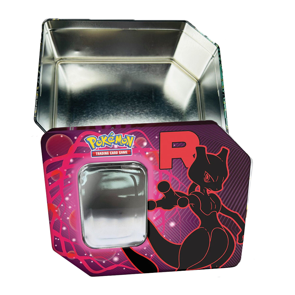 Empty Team Rocket's Mewtwo ex Tin