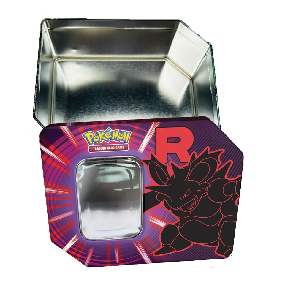 Empty Team Rocket's Nidoking ex Tin