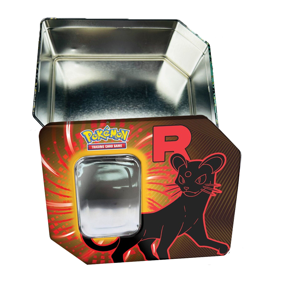 Empty Team Rocket's Persian ex Tin