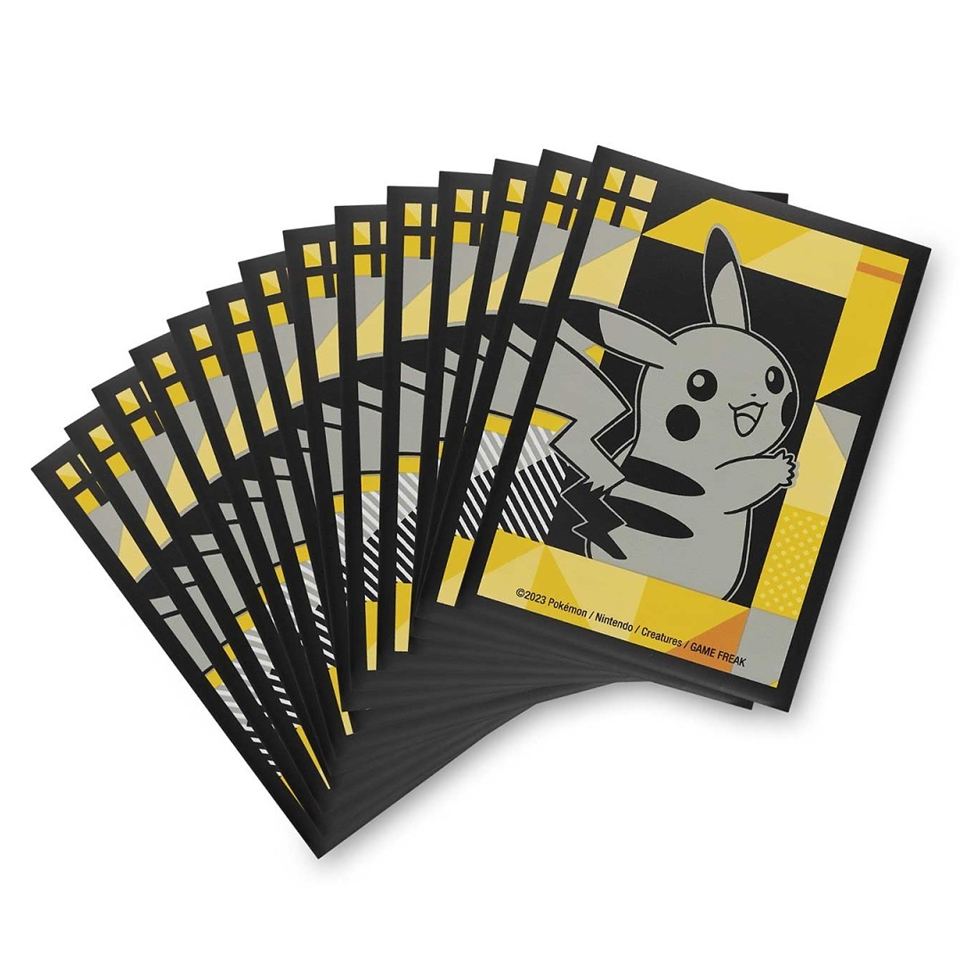 Pikachu Power Grid Card Sleeves