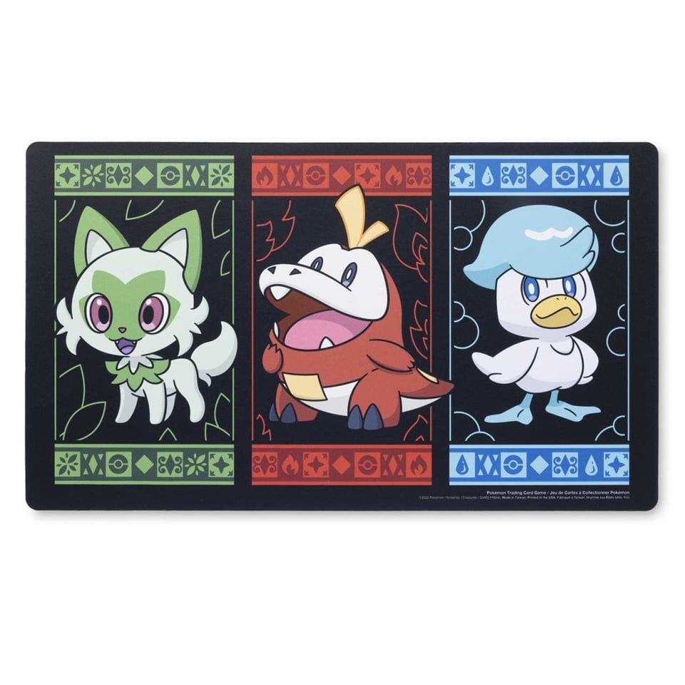 Sprigatito, Fuecoco & Quaxly Playmat