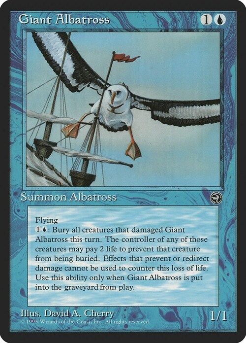 Albatro Gigante Card Front