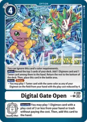 Digital Gate Open