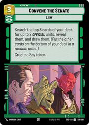 Convene the Senate