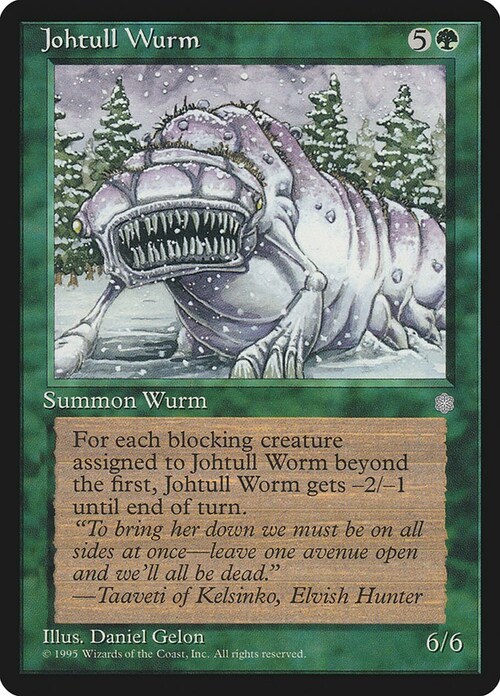 Wurm di Johtull Card Front