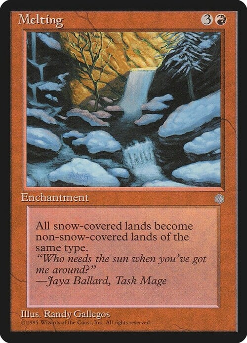 Melting Card Front