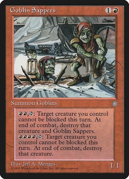 Goblin Guastatori Card Front