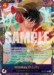 Monkey D Luffy — Store Tournaments Promos (stp) — No. OP12-015 — Ver. Promo — vTreasure Cup