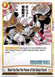 Now You See The Power of the Ginyu Force!