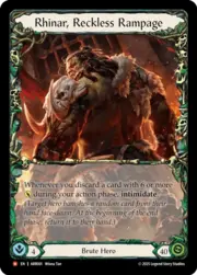Rhinar, Reckless Rampage