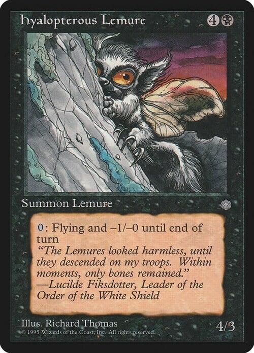 Lemure Hyalopterous Card Front