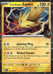 Team Rocket's Zapdos