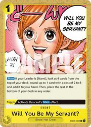 Will You Be My Servant? - EB03-060