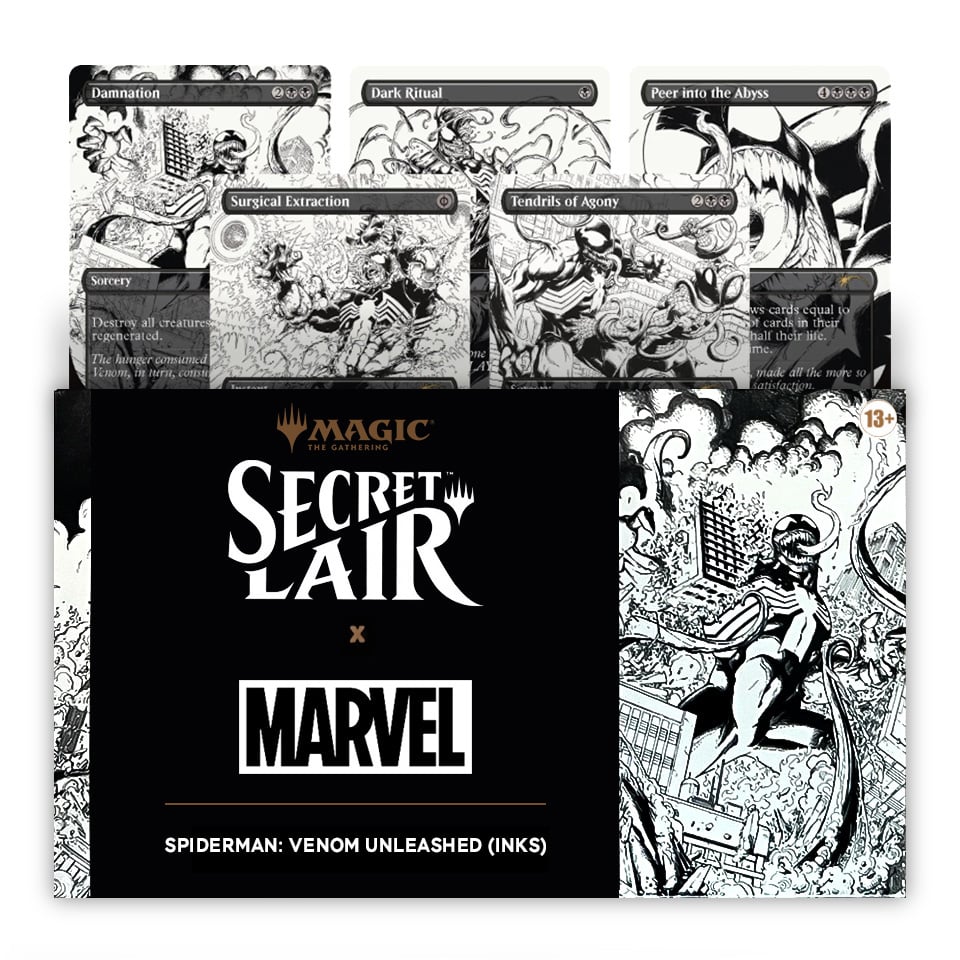 Secret Lair x Marvel's Spider-Man | Venom Unleashed (Inks)
