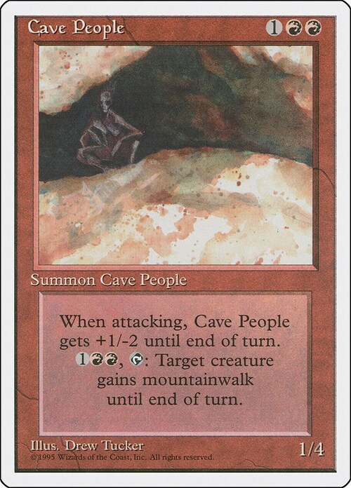 Popolo delle Caverne Card Front