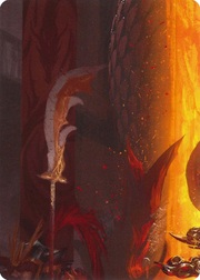"Emperor, Dracai of Aesir" Macro Puzzle Card