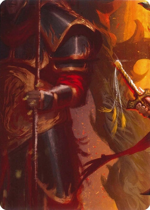"Emperor, Dracai of Aesir" Macro Puzzle Card