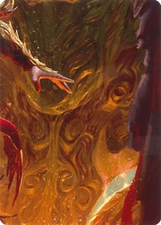 "Emperor, Dracai of Aesir" Macro Puzzle Card