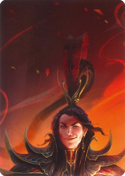 "Kano, Dracai of Aether" Macro Puzzle Card
