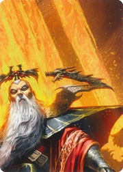 "Taipanis, Dracai of Judgement" Macro Puzzle Card