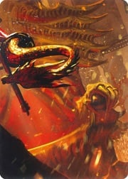 "Taipanis, Dracai of Judgement" Macro Puzzle Card