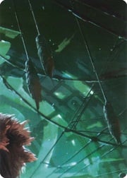 "Uzuri, Switchblade" Macro Puzzle Card