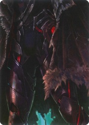 "Uzuri, Switchblade" Macro Puzzle Card