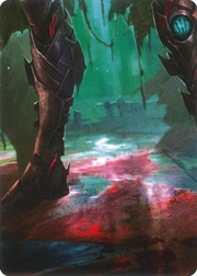 "Uzuri, Switchblade" Macro Puzzle Card