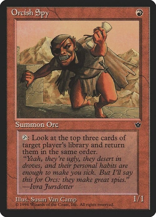 Orcish Spy Card Front