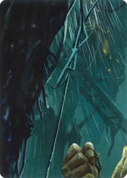 "Riptide, Lurker of the Deep" Macro Puzzle Card