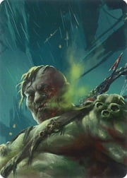 "Riptide, Lurker of the Deep" Macro Puzzle Card