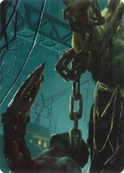 "Riptide, Lurker of the Deep" Macro Puzzle Card