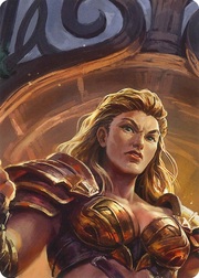 "Valda, Seismic Impact" Macro Puzzle Card