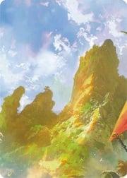 "Treasure Island" Macro Puzzle Card