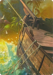 "Treasure Island" Macro Puzzle Card