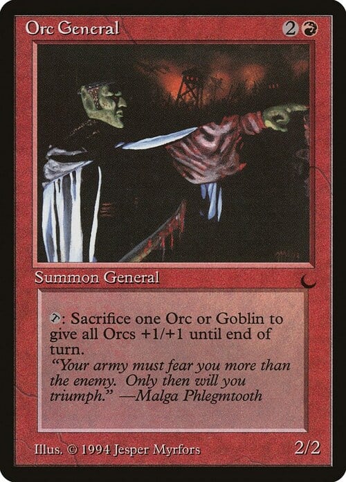 Generale degli Orchi Card Front
