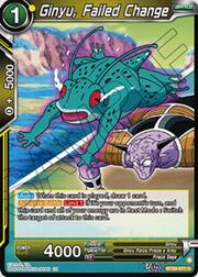 Ginyu, Failed Change