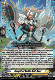 Knight of Noble Grit, Aval