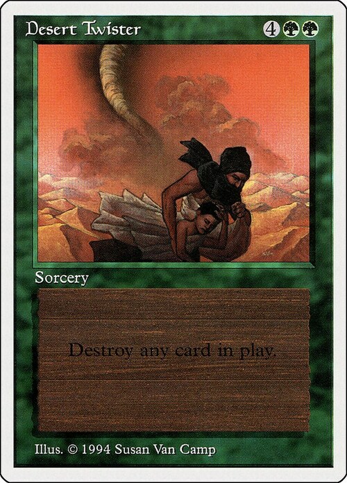 Tornado del Deserto Card Front