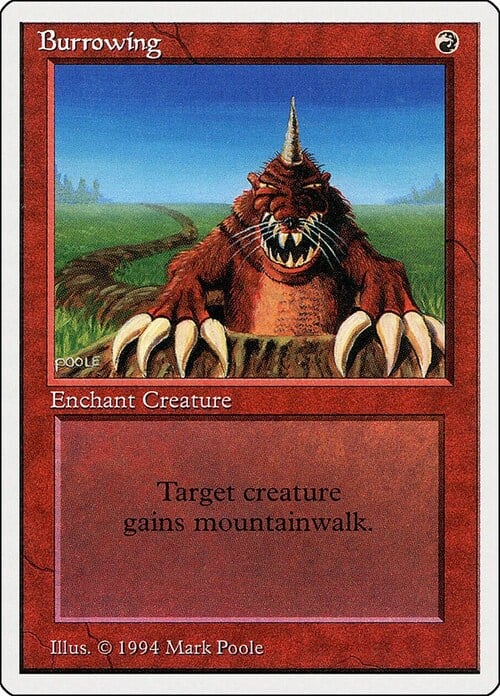 Burrowing Card Front