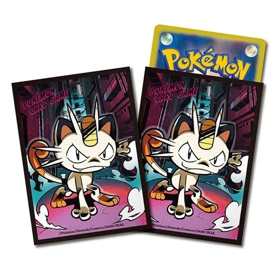 64 Premium Gloss Meowth Sleeves