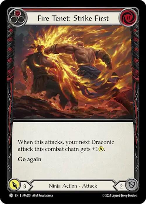 Fire Tenet: Strike First - Red