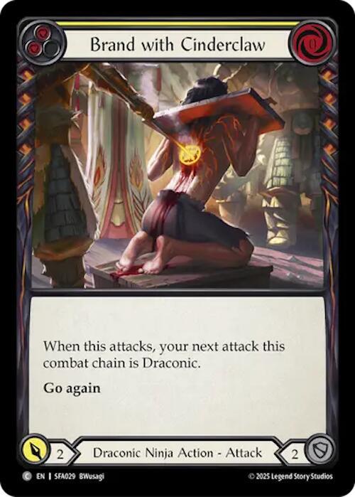 Brand with Cinderclaw - Yellow