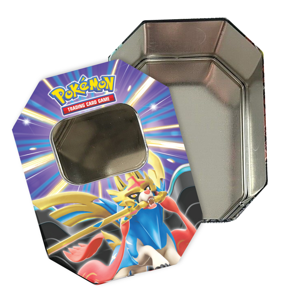 Slashing Legends Tins: Zacian ex Empty Tin