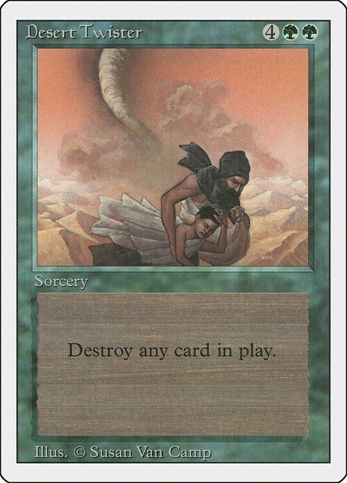 Tornado del Deserto Card Front