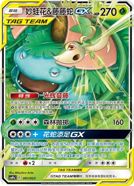 Venusaur & Snivy GX