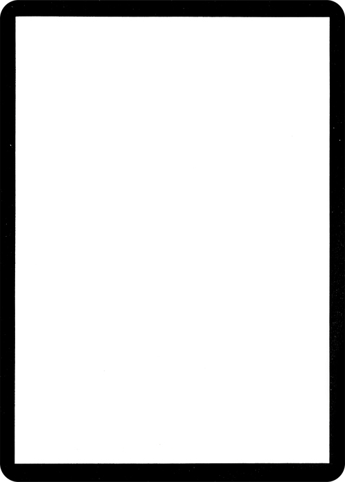 Blank Filler Card