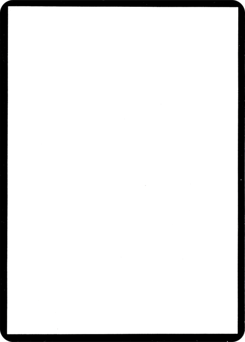 Blank Filler Card