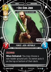Qui-Gon Jinn - The Negotiations Will Be Short